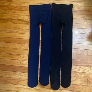 Navy and Black fleece lined Tights
#59